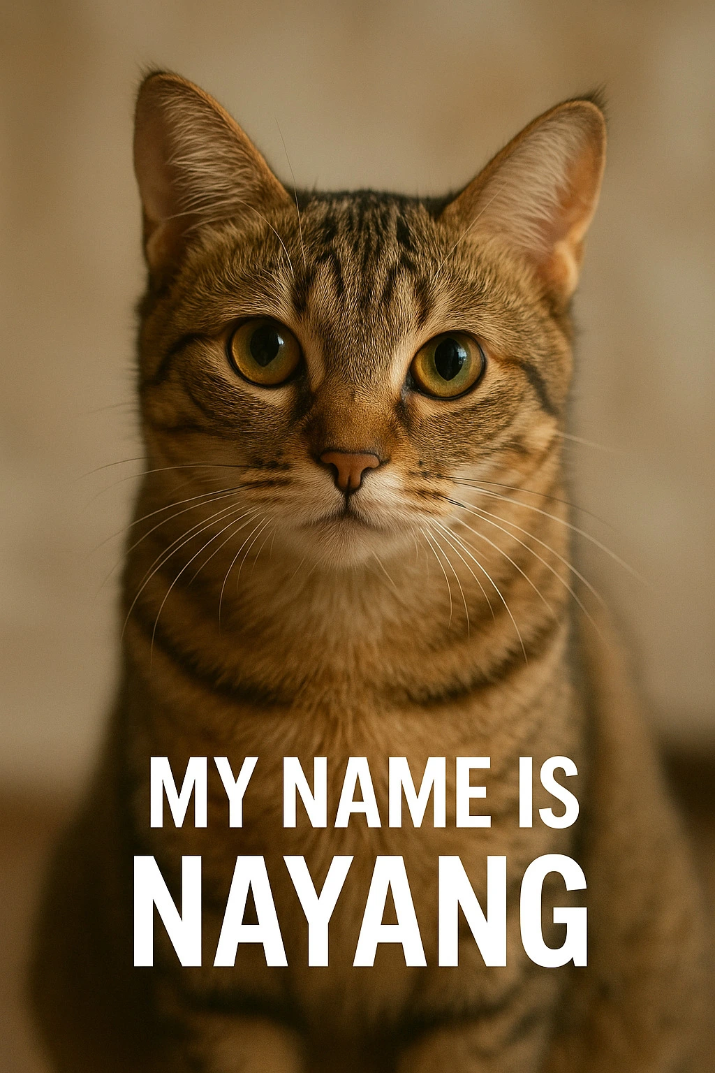 Ilustrasi foto kucing bernama Nayang